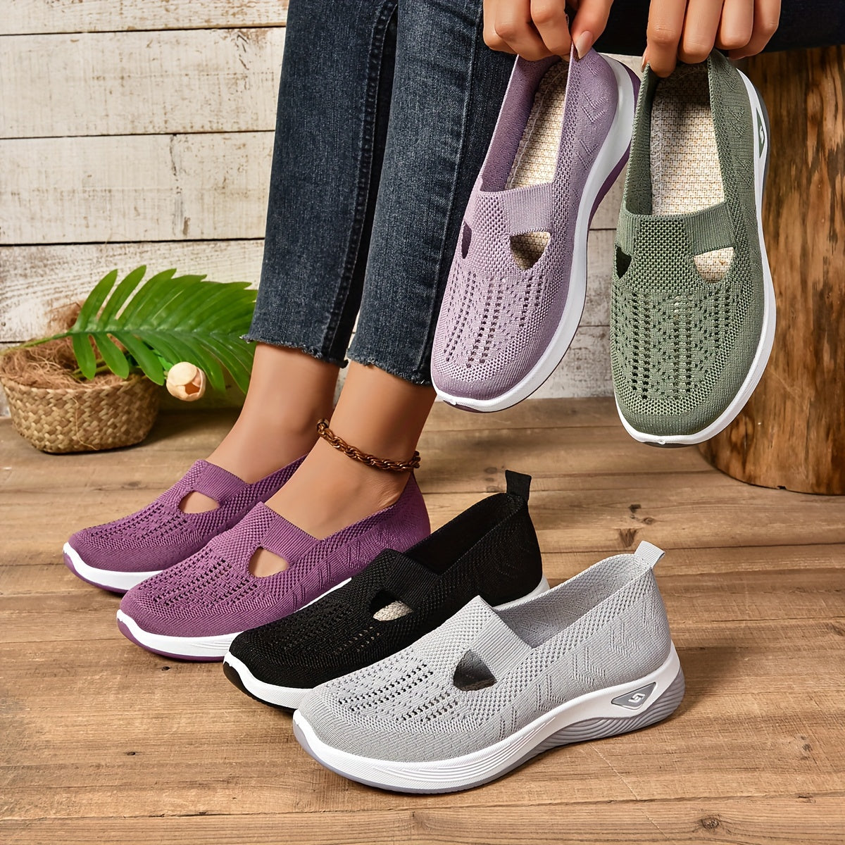Lena | Zapatos ortopédicos para mujeres tipo slip-on