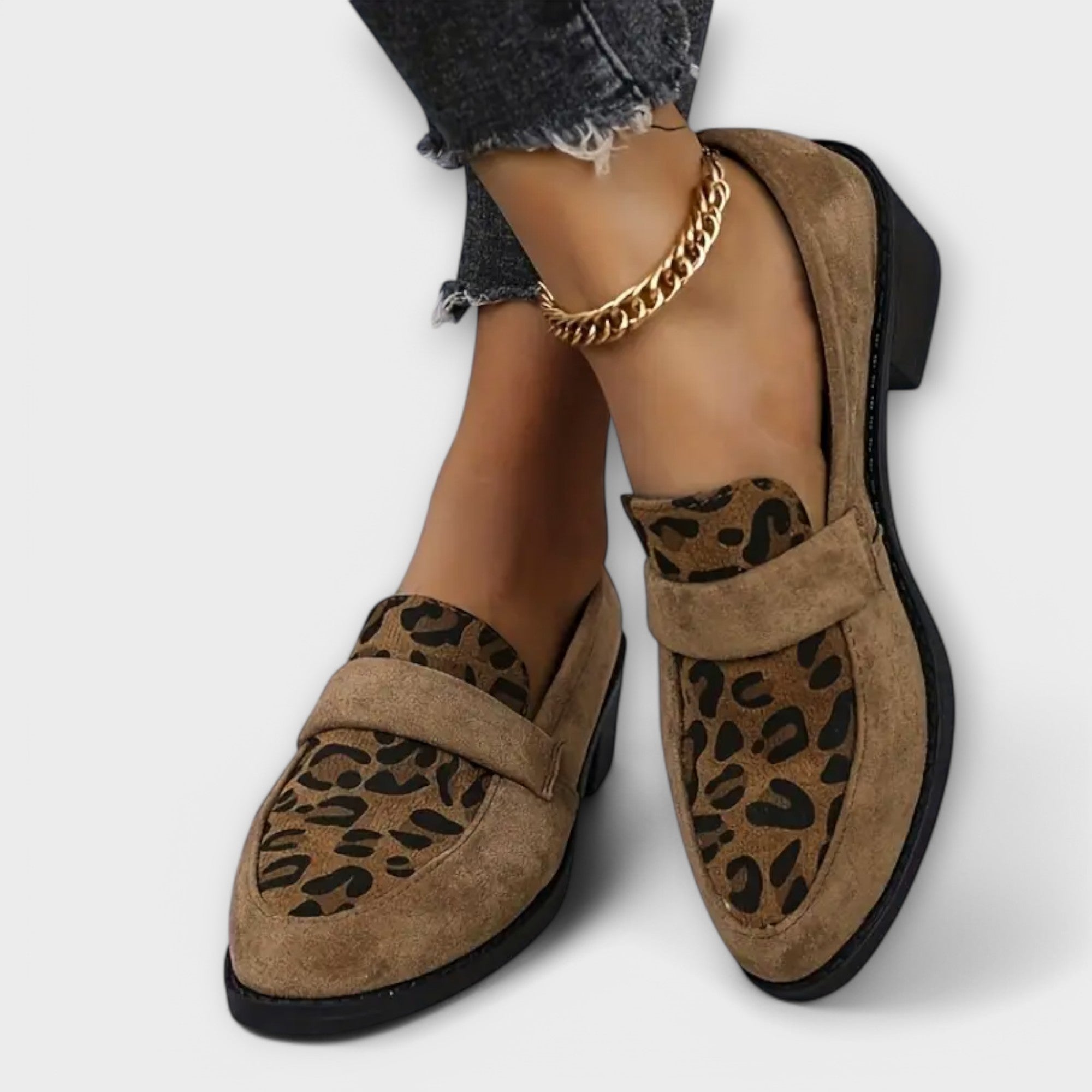 Karla | Zapatos Elegantes para Damas con Estampado de Leopardo