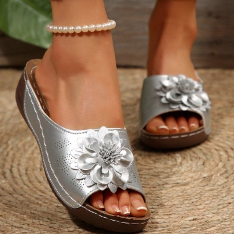 Elora | Sandalias Ortopédicas con Flores