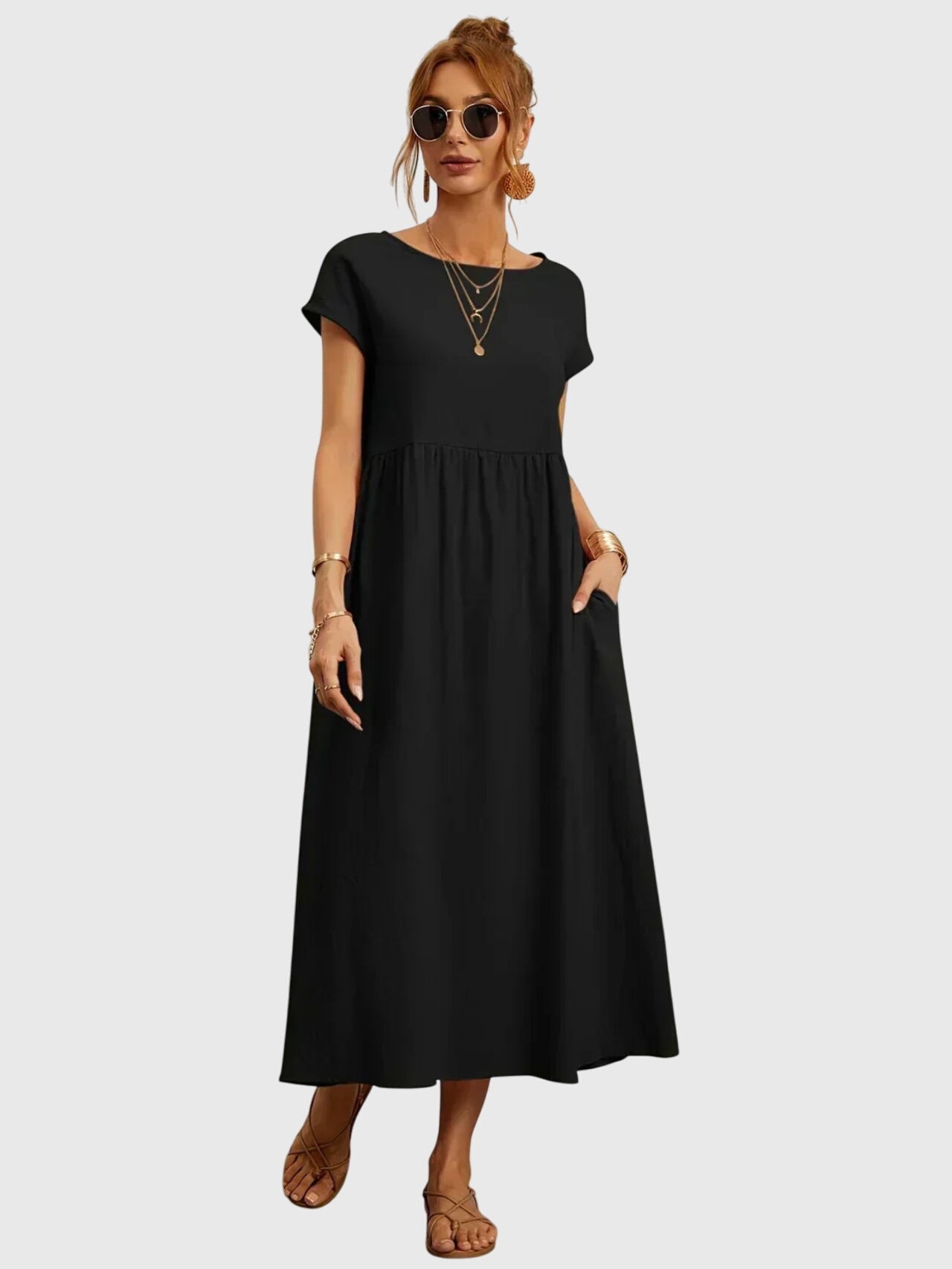 Giselle™ - Chic Pocket Dress for Any Occasion