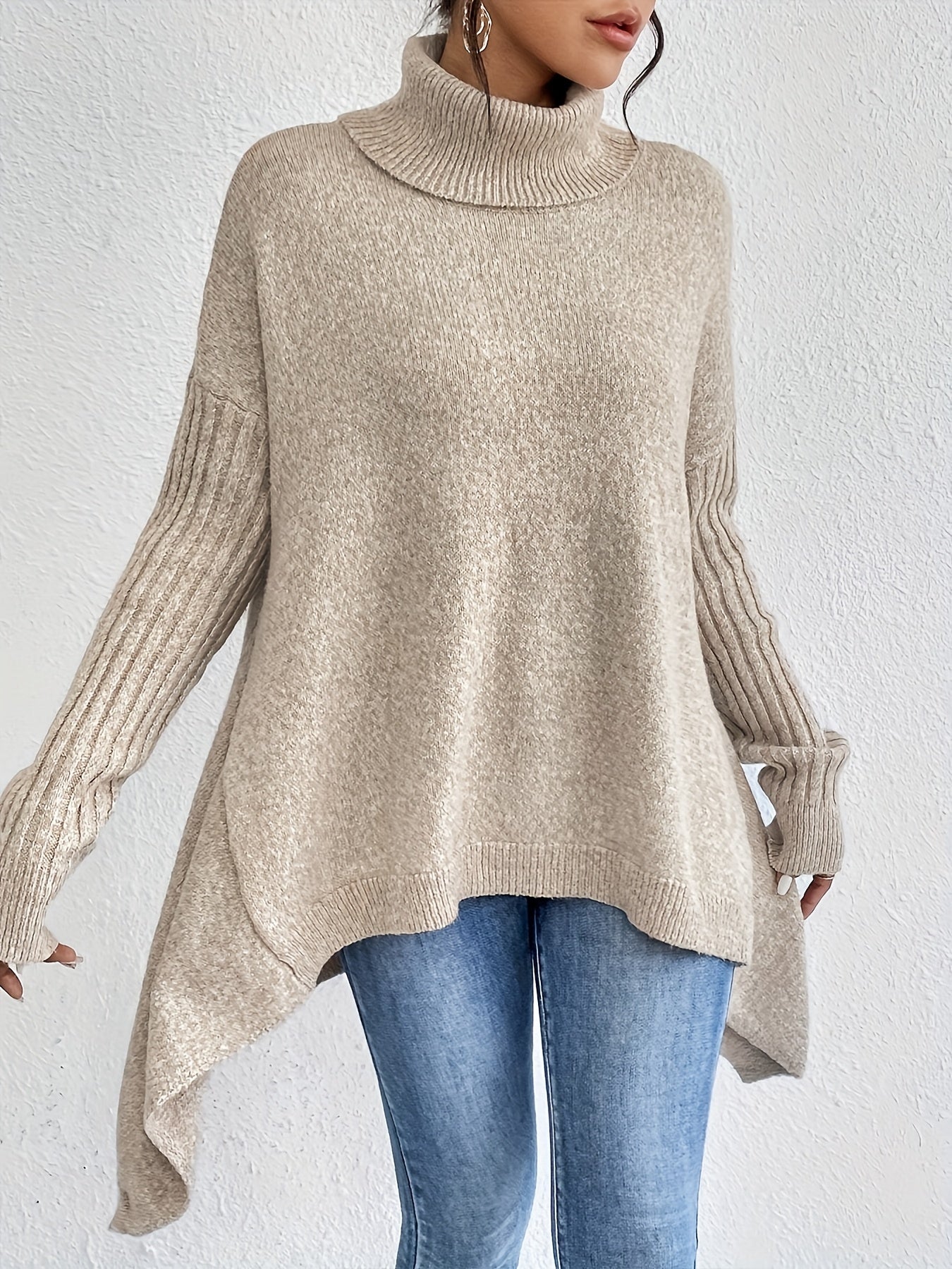 Lisa | Oversized Turtleneck Sweater