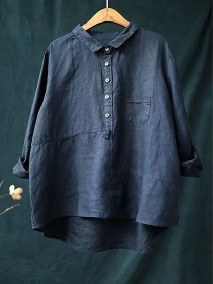Elvie | Relaxed Linen Blouse