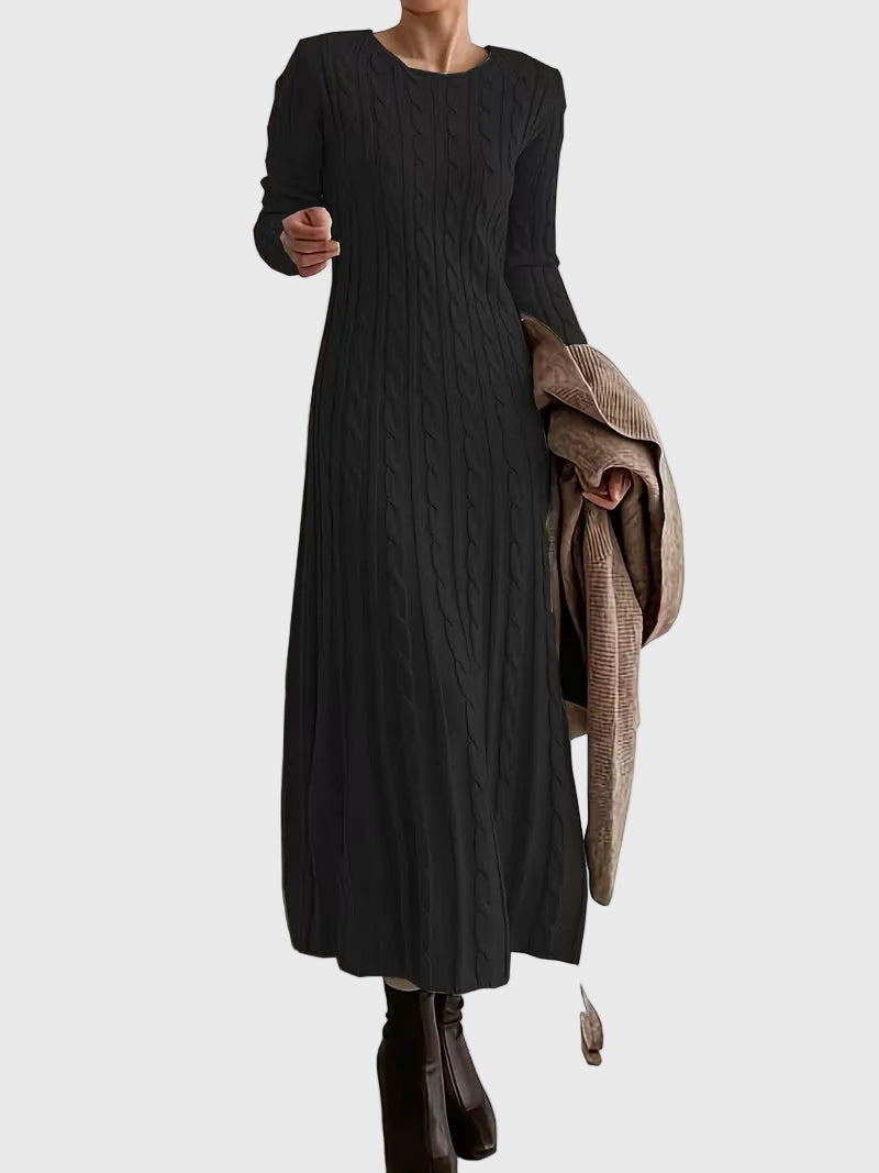 Blair | Cable Knit Maxi Dress