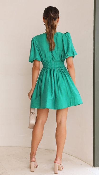 Brooklyn | Women Wedding Guest V Neck Dress