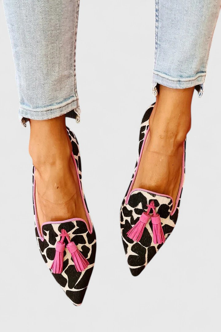 Jolina | Tassel Slip-On Flats