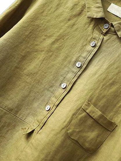 Elvie | Relaxed Linen Blouse