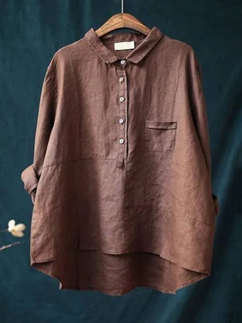Elvie | Relaxed Linen Blouse