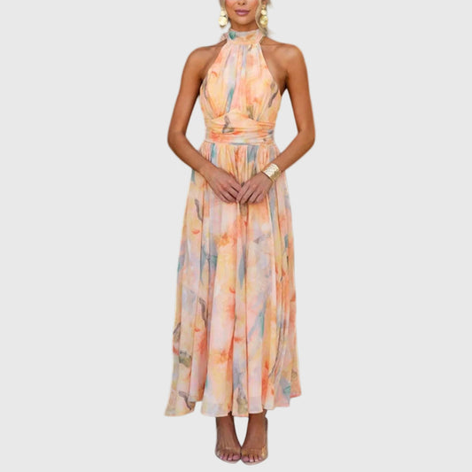 Bianca | Elegant Halter Dress