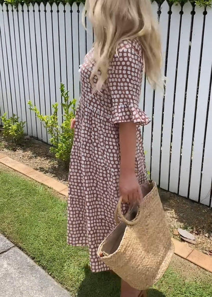 Zora Sable Midi Dress for Any Occasion