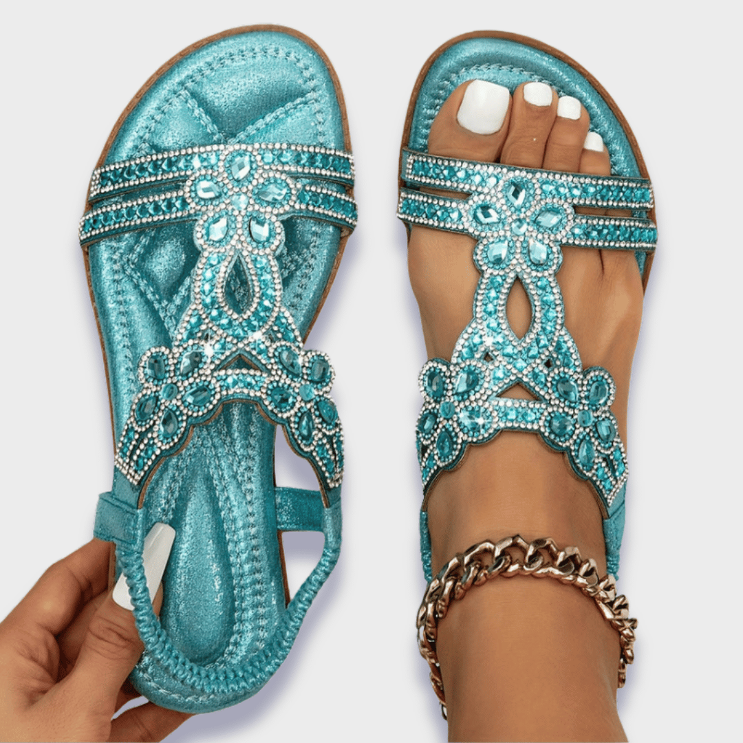 Franziska | Sandalias Boho Ortopédicas de Material Premium