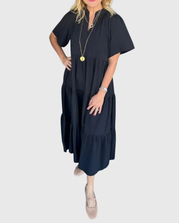 Sabrina | Tiered Relaxed Maxi Dress