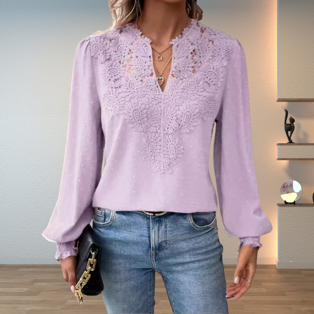 Selene | Lace Detail Blouse