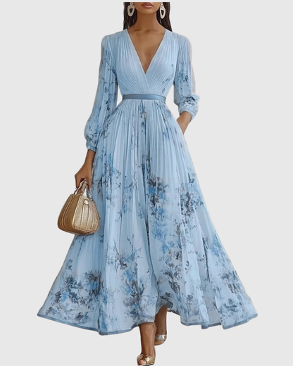 Faith | Womens Sleeveless Pleated Floral Midi Dress