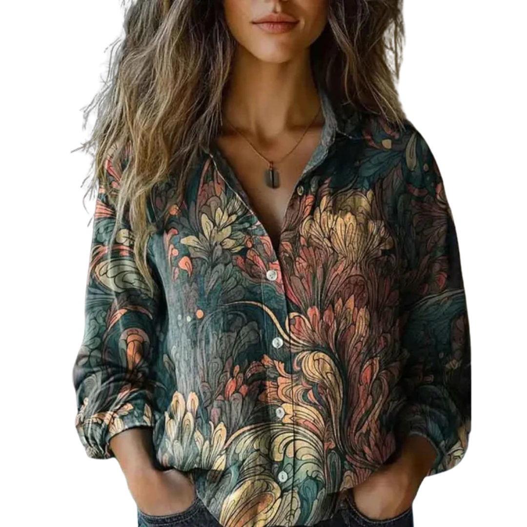 Olivia&Grace™ | Marielle - Blusa Vintage