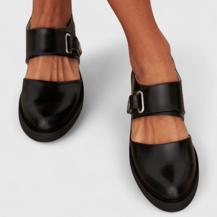 Sydney | Strap Buckle Flats