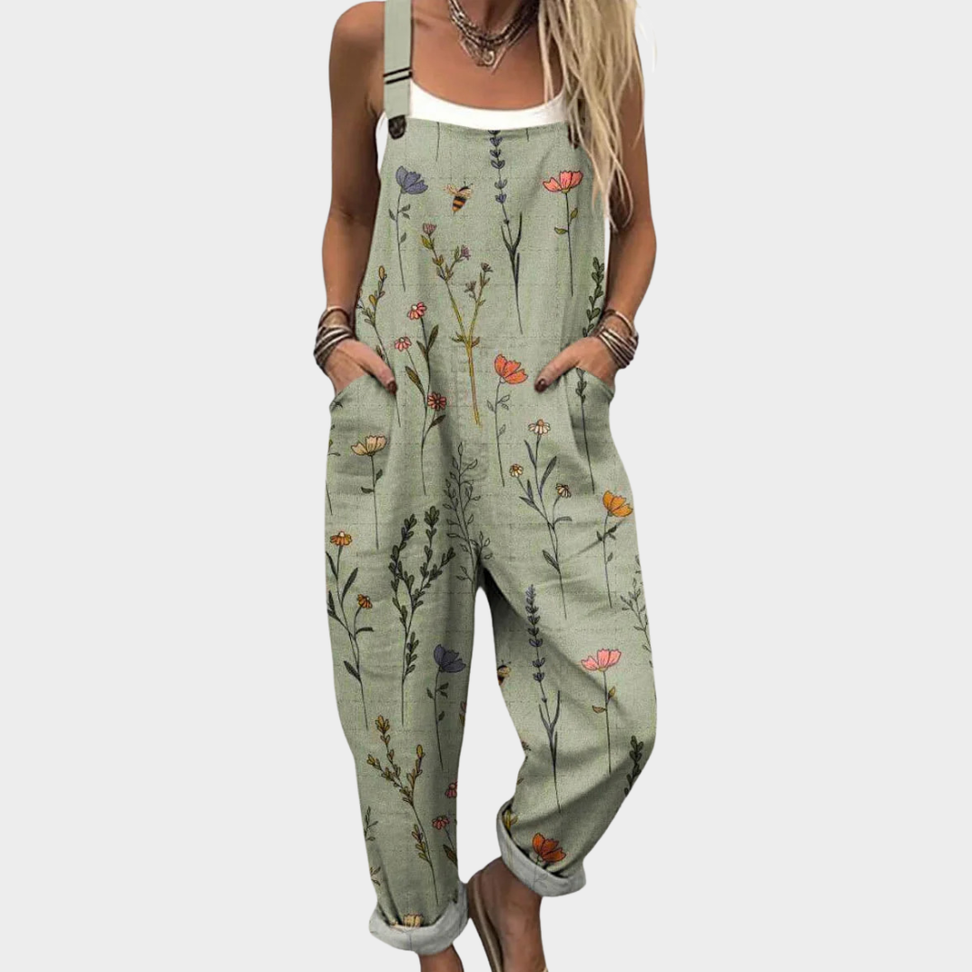 Megan | Relaxed Fit Overall Jumpsuit
