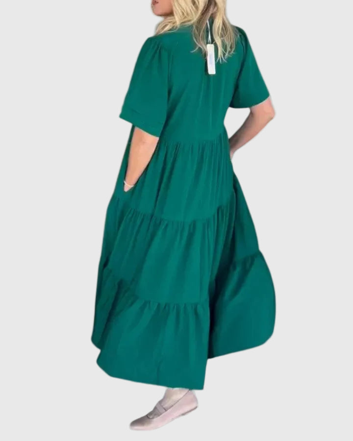 Sabrina | Tiered Relaxed Maxi Dress