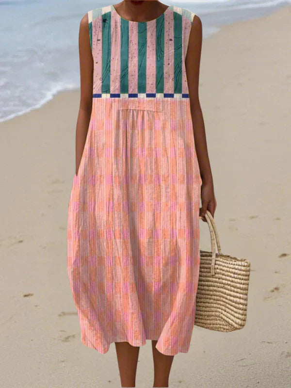 Tania | Sleeveless Midi Dress