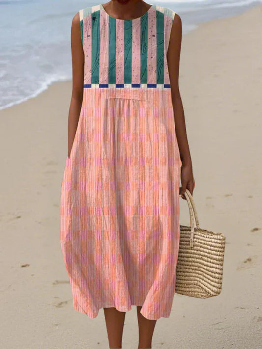 Tania | Sleeveless Midi Dress