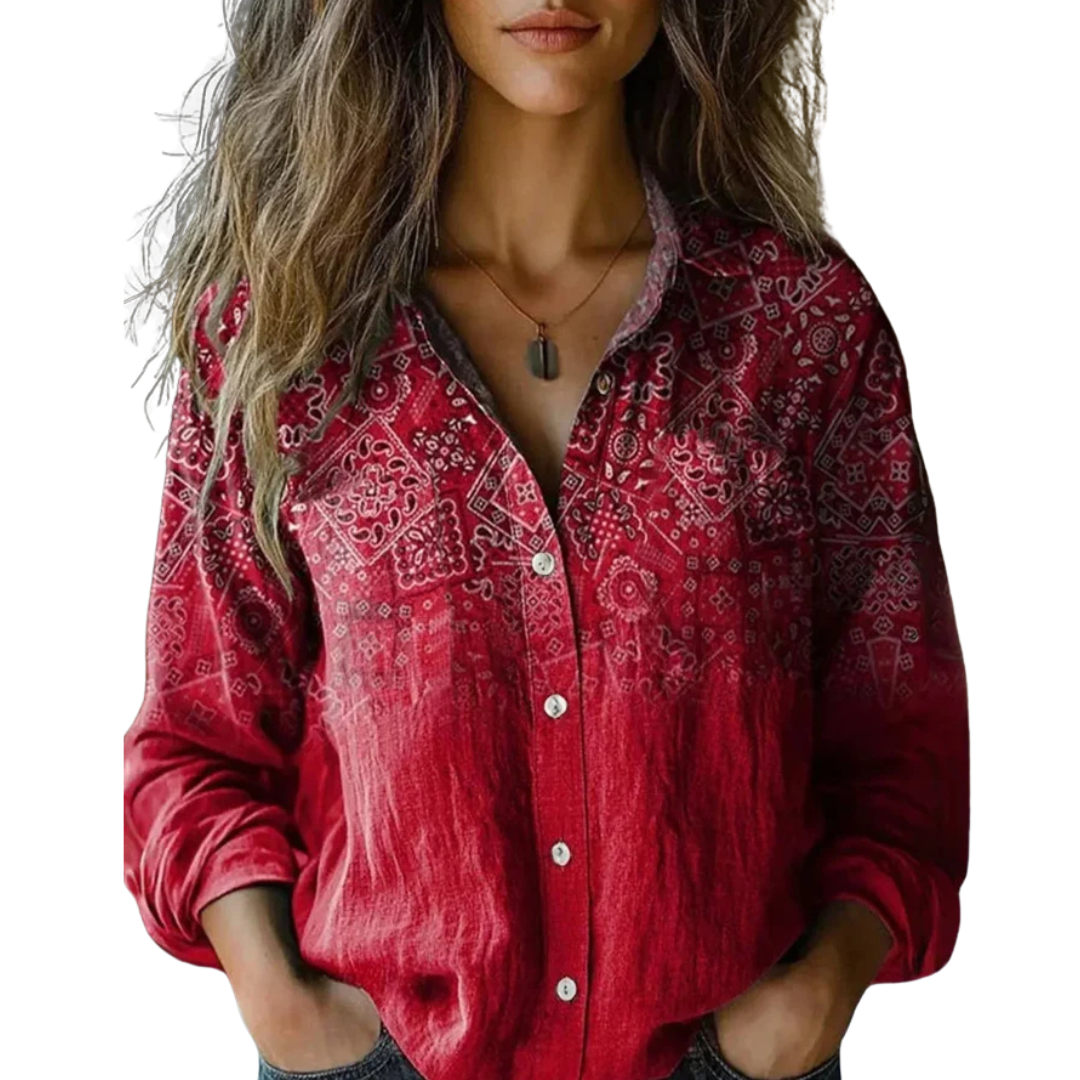 Olivia&Grace™ | Odette - Blusa Vintage