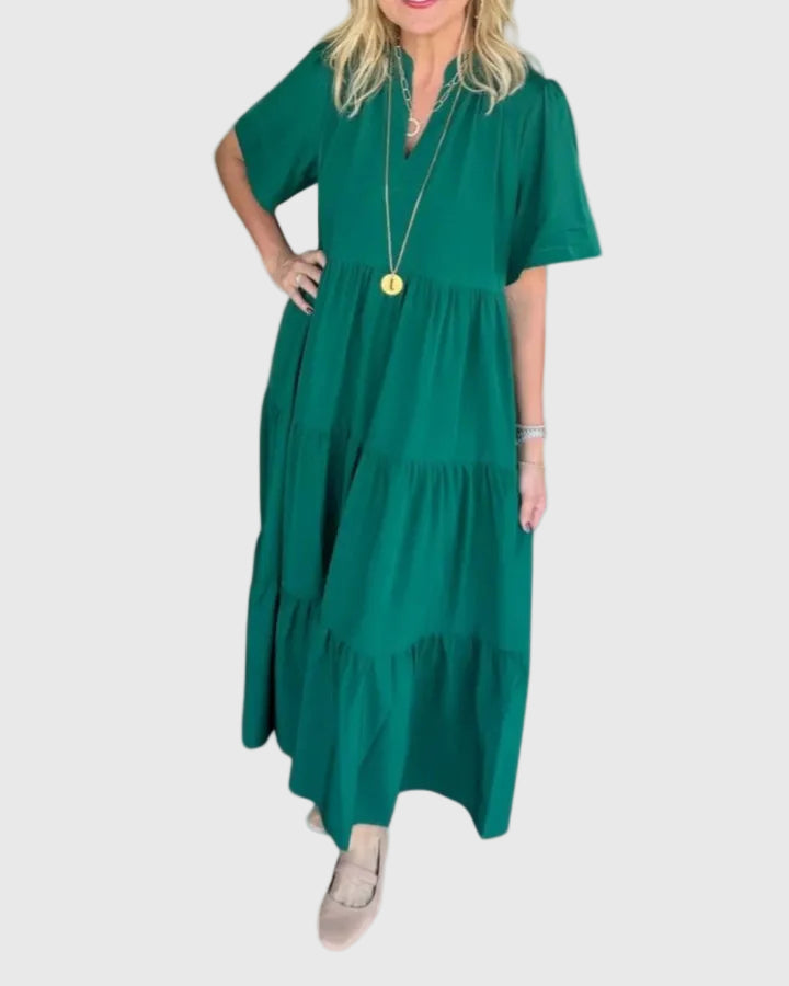 Sabrina | Tiered Relaxed Maxi Dress
