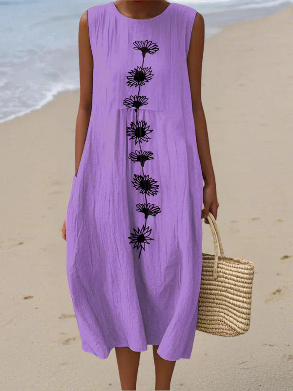 Selena | Sleeveless Midi Dress