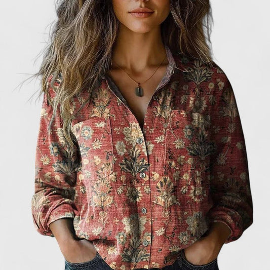 Daria | Printed Button Shirt