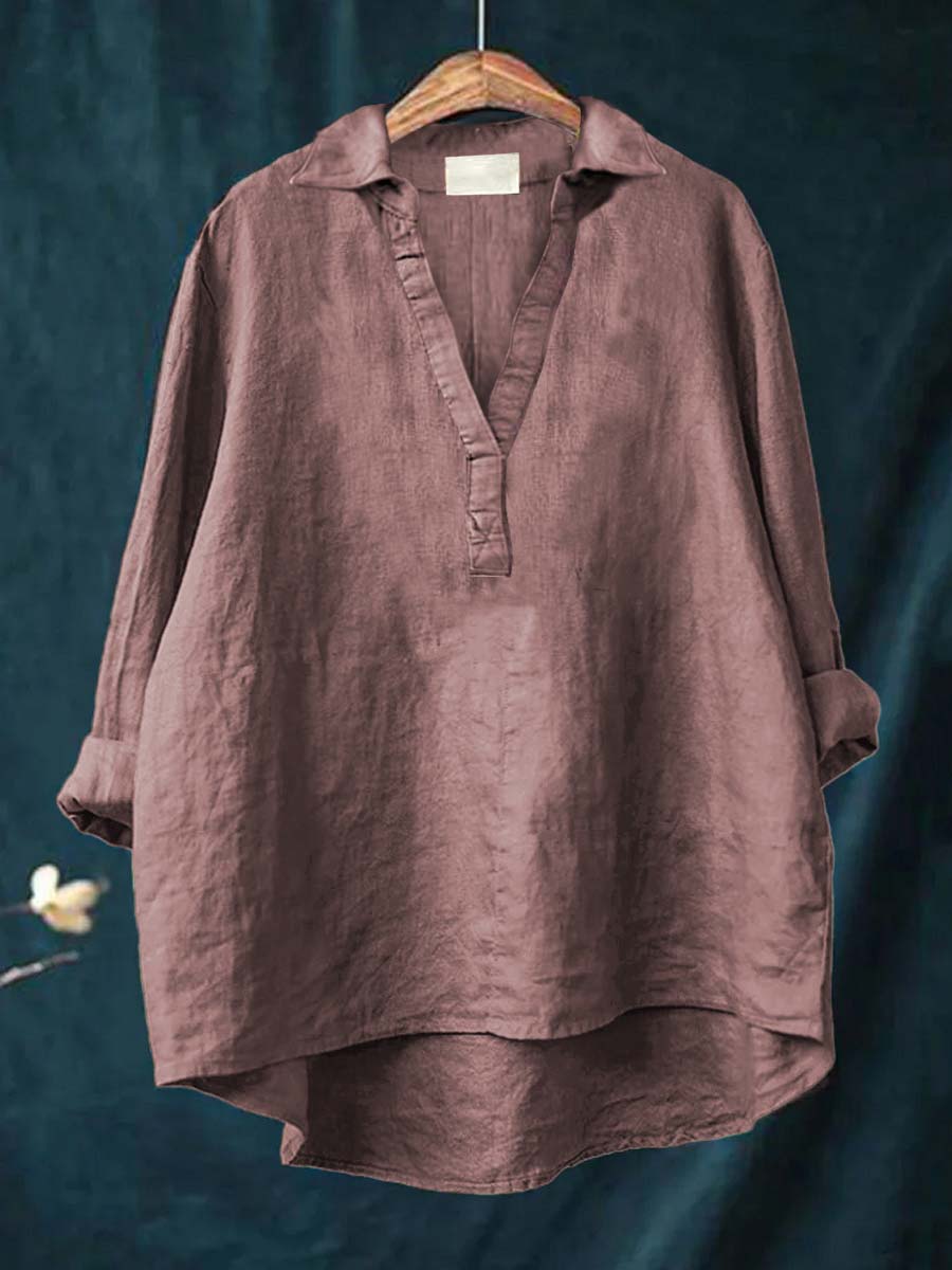 Andrea | Relaxed Linen Blouse