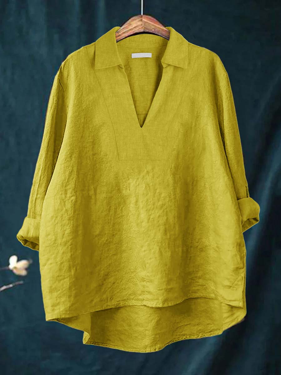 Maria | Relaxed Linen Blouse