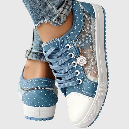 Cecil | Lace-Up Casual Sneakers
