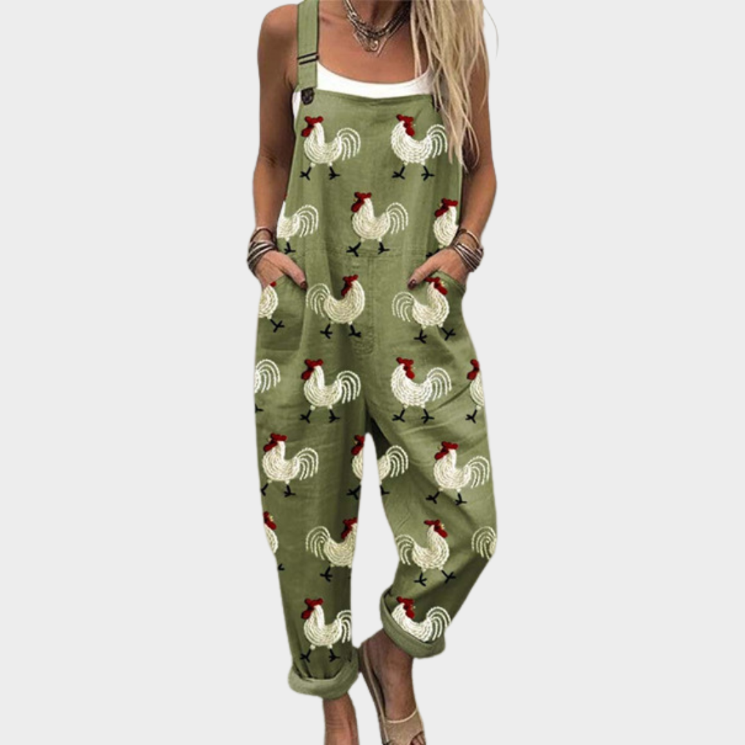 Elisa | Relaxed Fit Overall Jumpsuit