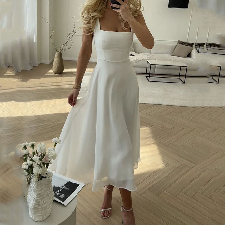 Jenna | Women Wedding Guest Corset Midi Dress