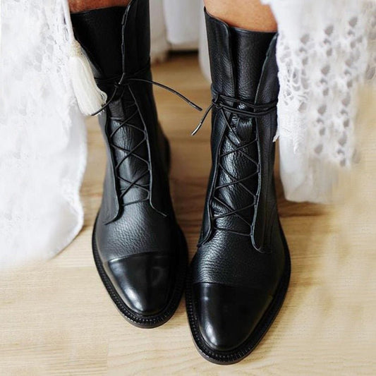 Juliana | Lace-Up Ankle Boots
