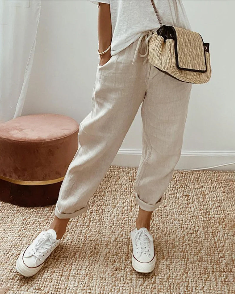 Hannah | Relaxed Drawstring Pants