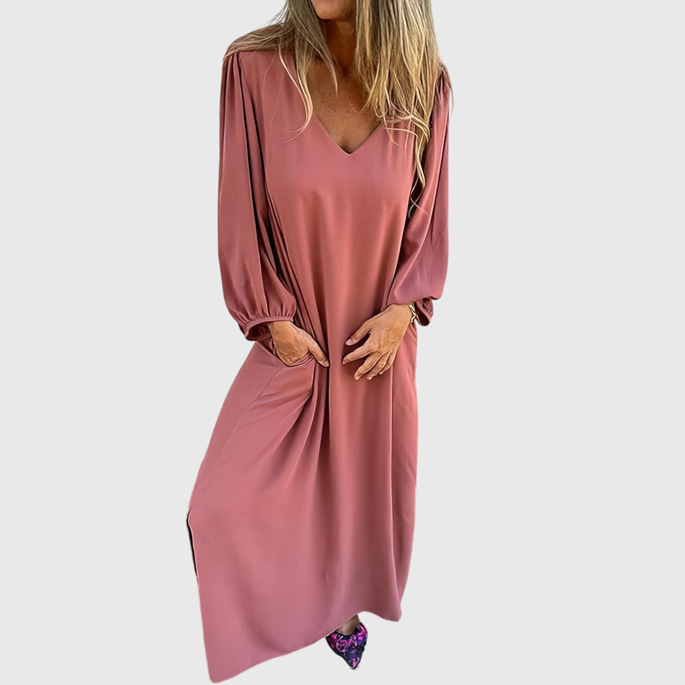 Carol™ - Bohemian Maxi Dress with Pockets for Every Occasion