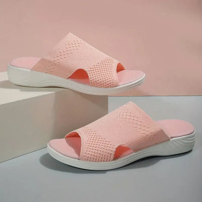 Marie | Womens Orthopedic Slip On Slide Sandals
