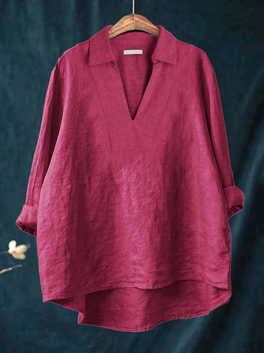 Maria | Relaxed Linen Blouse