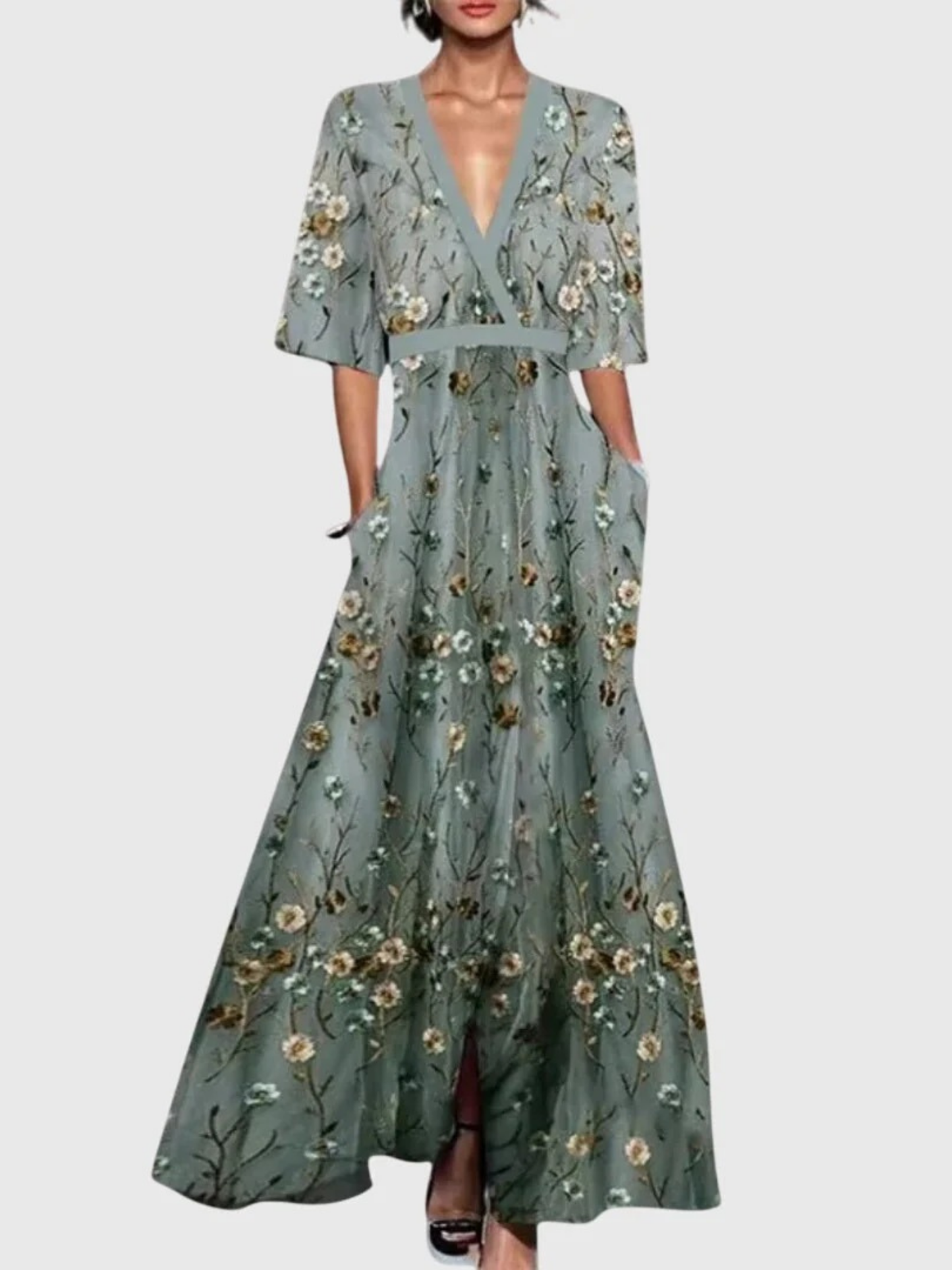 Serena | Wrap Maxi Dress