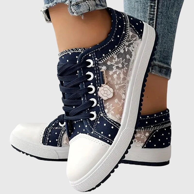 Cecil | Lace-Up Casual Sneakers