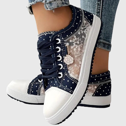 Cecil | Lace-Up Casual Sneakers