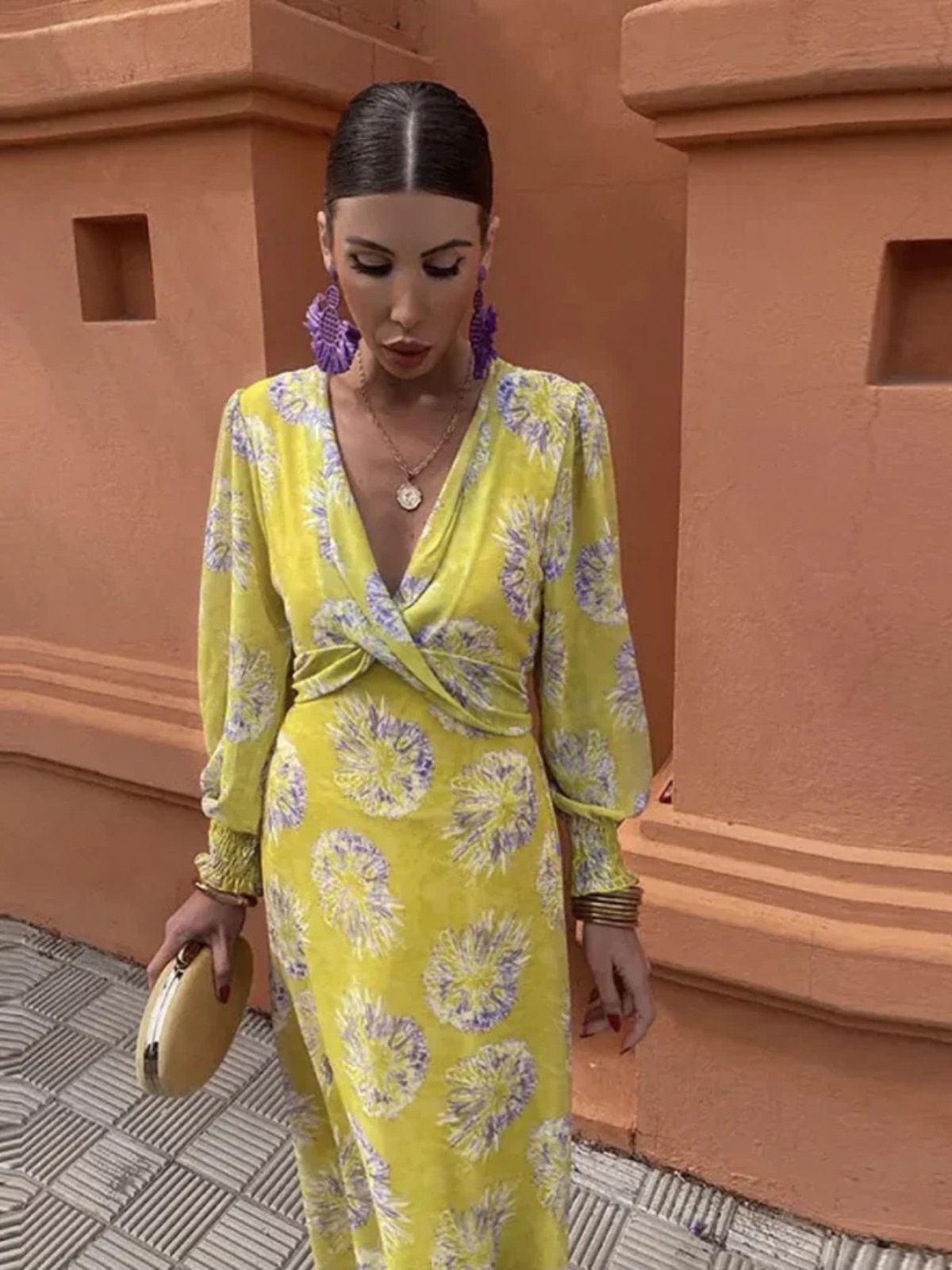 Marisella™ | Vestido Midi Floral