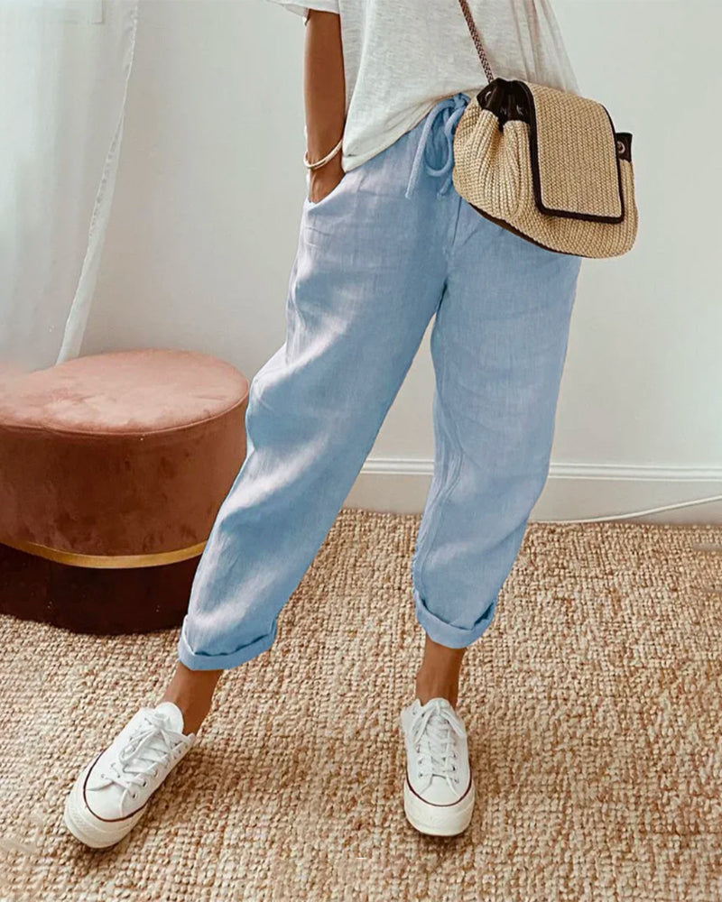 Hannah | Relaxed Drawstring Pants