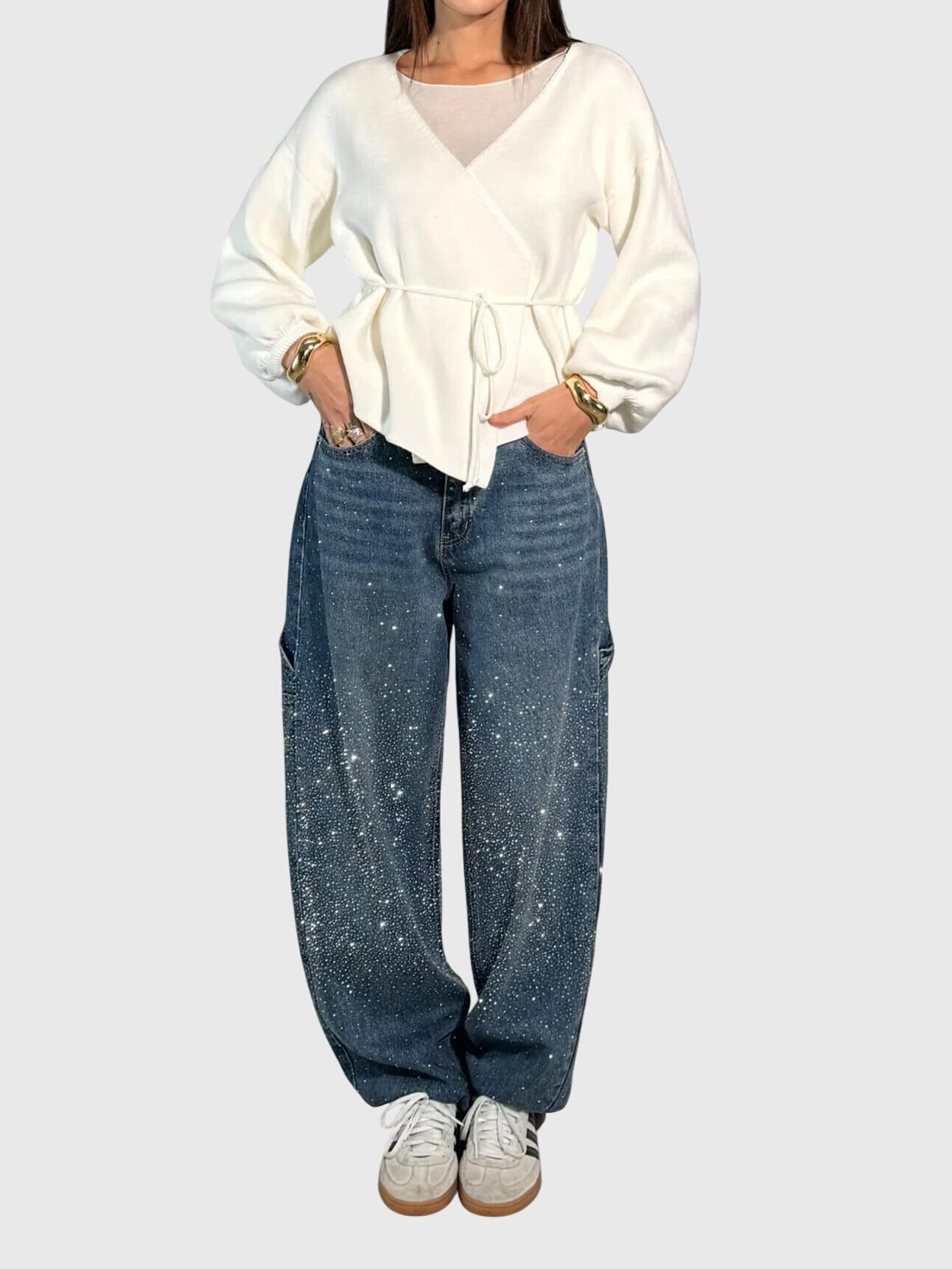 Stella™ | Chic Diamond-Patterned Trousers for Any Occasion