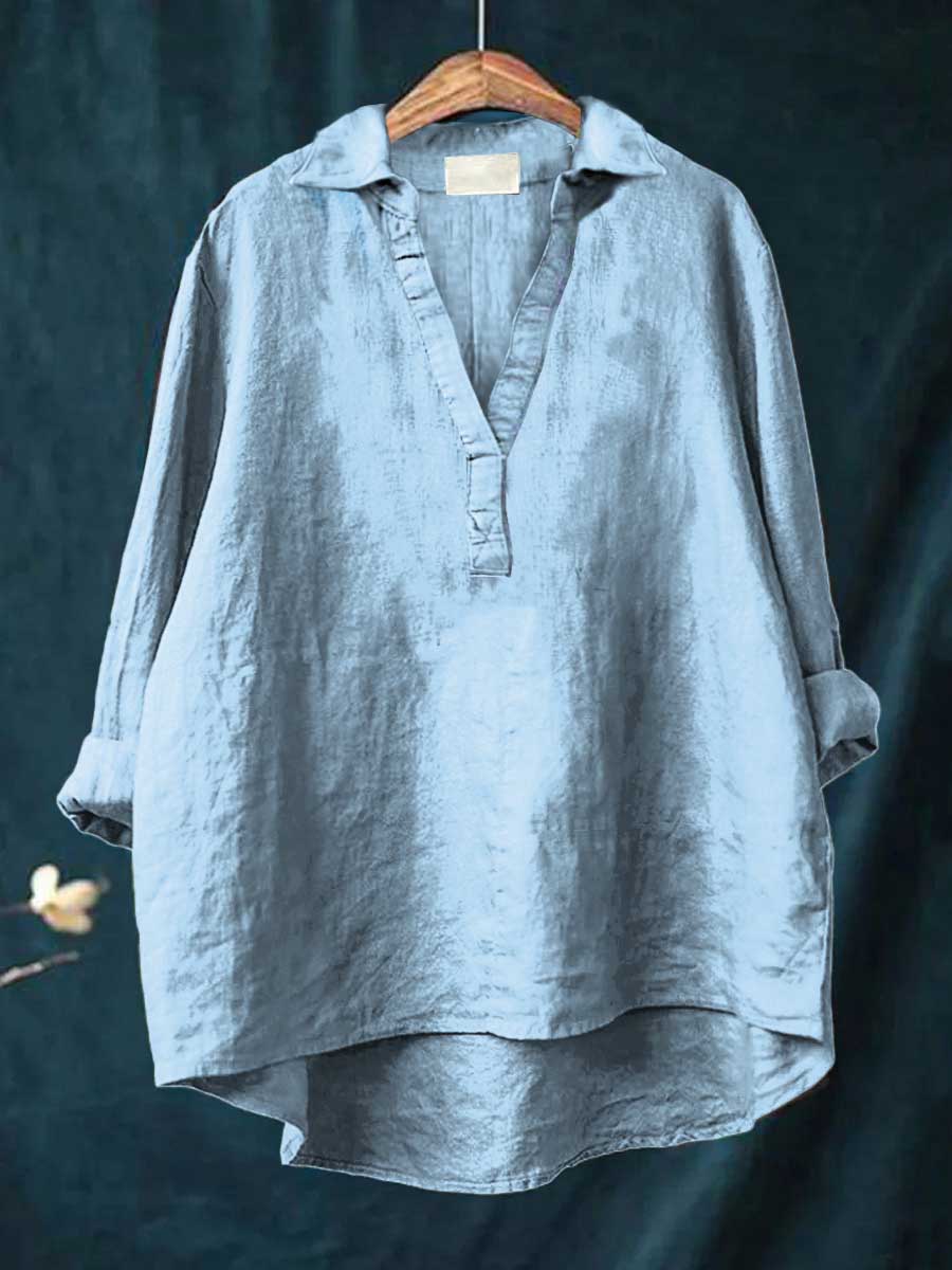Andrea | Relaxed Linen Blouse