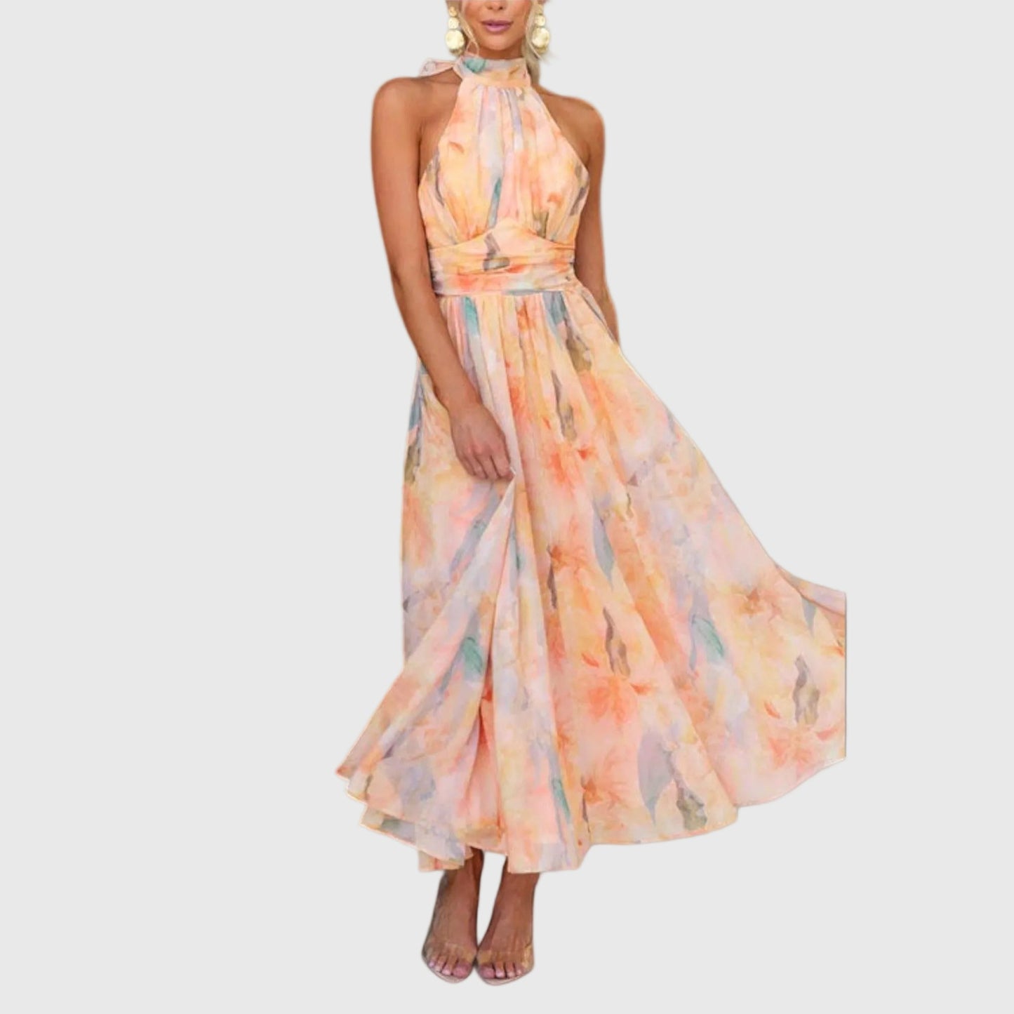 Bianca | Elegant Halter Dress