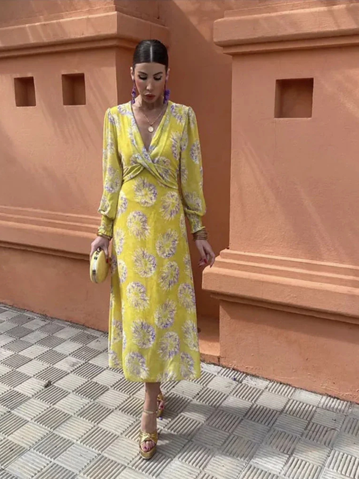 Marisella™ | Vestido Midi Floral