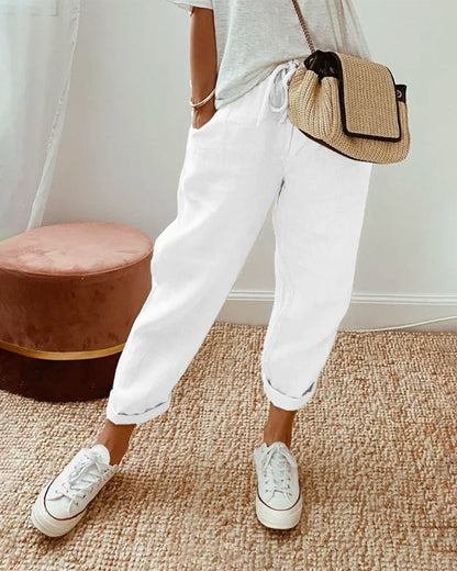 Hannah | Relaxed Drawstring Pants