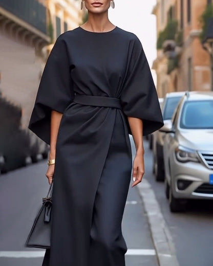 Isabella | Women’s Summer Belted Wrap Midi Dress