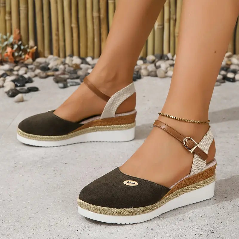 Alfonsa | Sandalias Ortopédicas con Plataforma, Ventiladas y Cómodas