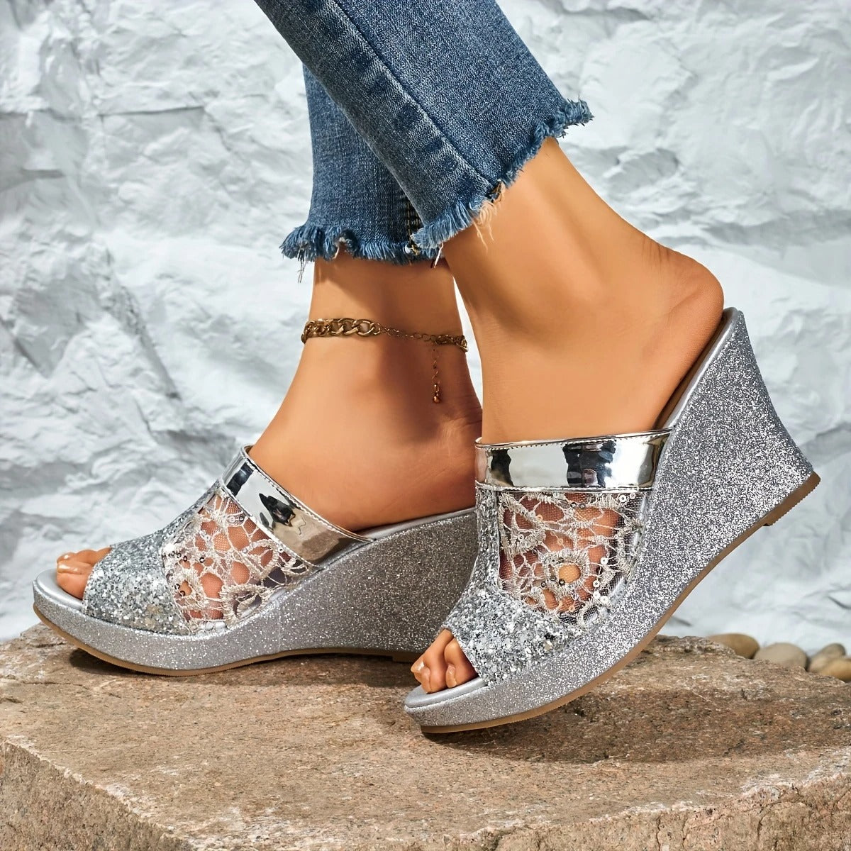 Alexis - Elegantes sandalias de tacón alto